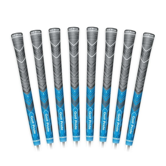 Golf Pride MCC Plus4 Empuñadura de Golf Híbrida para Todo Clima Azul Paquete de 8