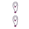 thumbnail image 4 of Minnieouse Necklace Bracelet Cute Wearable Jewelry Set Accessories Girls Decorative Sweet Stretchable Toddler Pendant Style for Party Como se muestra 2piezas Minnieouse CBP451740, 4 of 6