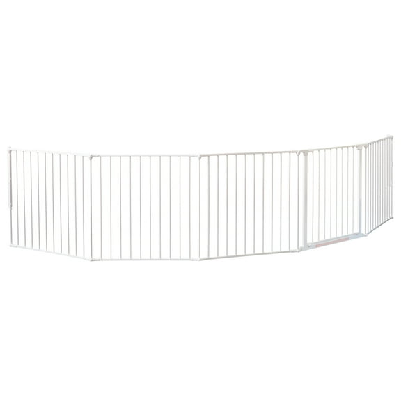 BabyDan Flex XXL Room Divider Safety Gate, Play Space 35.4" - 138", Black