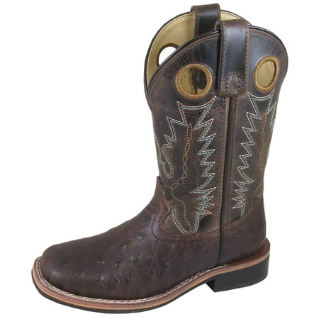 Smoky Mountain Kid's Cheyenne Tobacco/Brown Crackle Cowboy Boots 3751