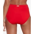 thumbnail image 3 of LAUREN Ralph Lauren Beach Club Solid High-Waisted Bikini Bottoms  Slimming Silhouette  Full Coverage Red 14 One Size, 3 of 4