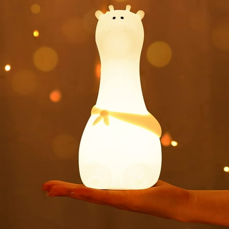 

Fongwan Giraffe Night Lights 7 Colors Table Night Lamp for Bedroom Kids Night Lights Baby Night Light-Yellow