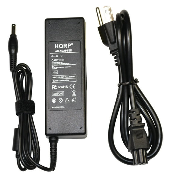 HQRP 90W AC Adapter / Charger / Power Supply Cord for Toshiba Satellite P855 / P855-32G / P855-S5102 Laptop / Notebook
