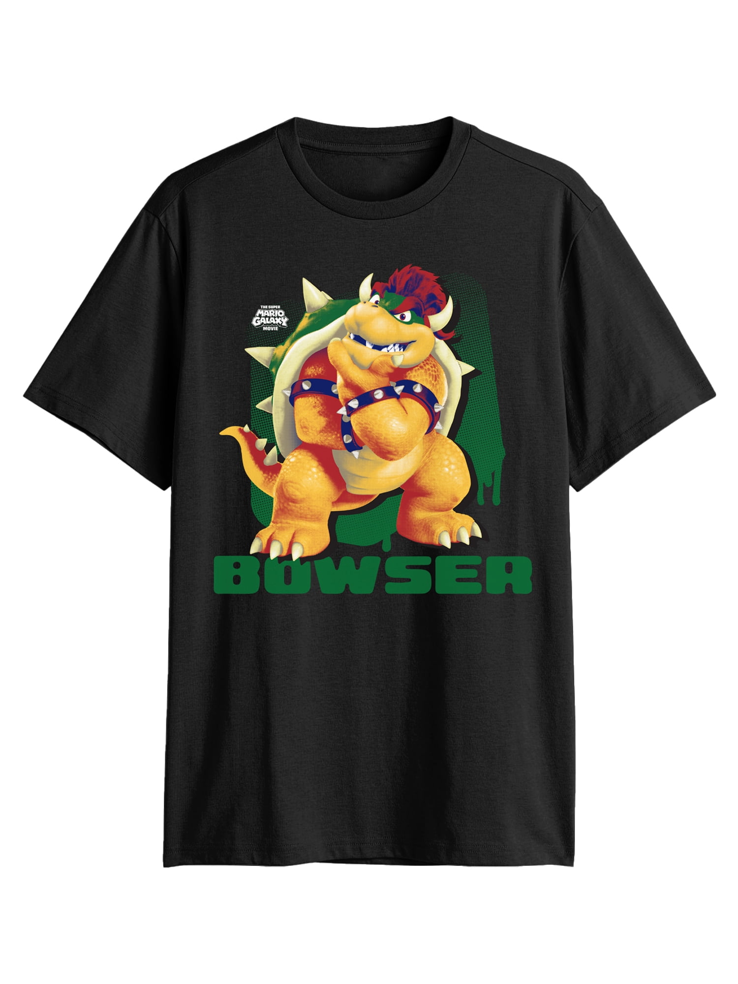 Nintendo Super Mario, Men's & Big Men's Graphic Tee, Pose Bowser, Sizes S-3XL