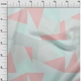 thumbnail image 2 of oneOone Georgette Viscose Blush Pink Fabric Geometric Fabric For Sewing Printed Craft Fabric By The Yard 42 Inch Wide, 2 of 4
