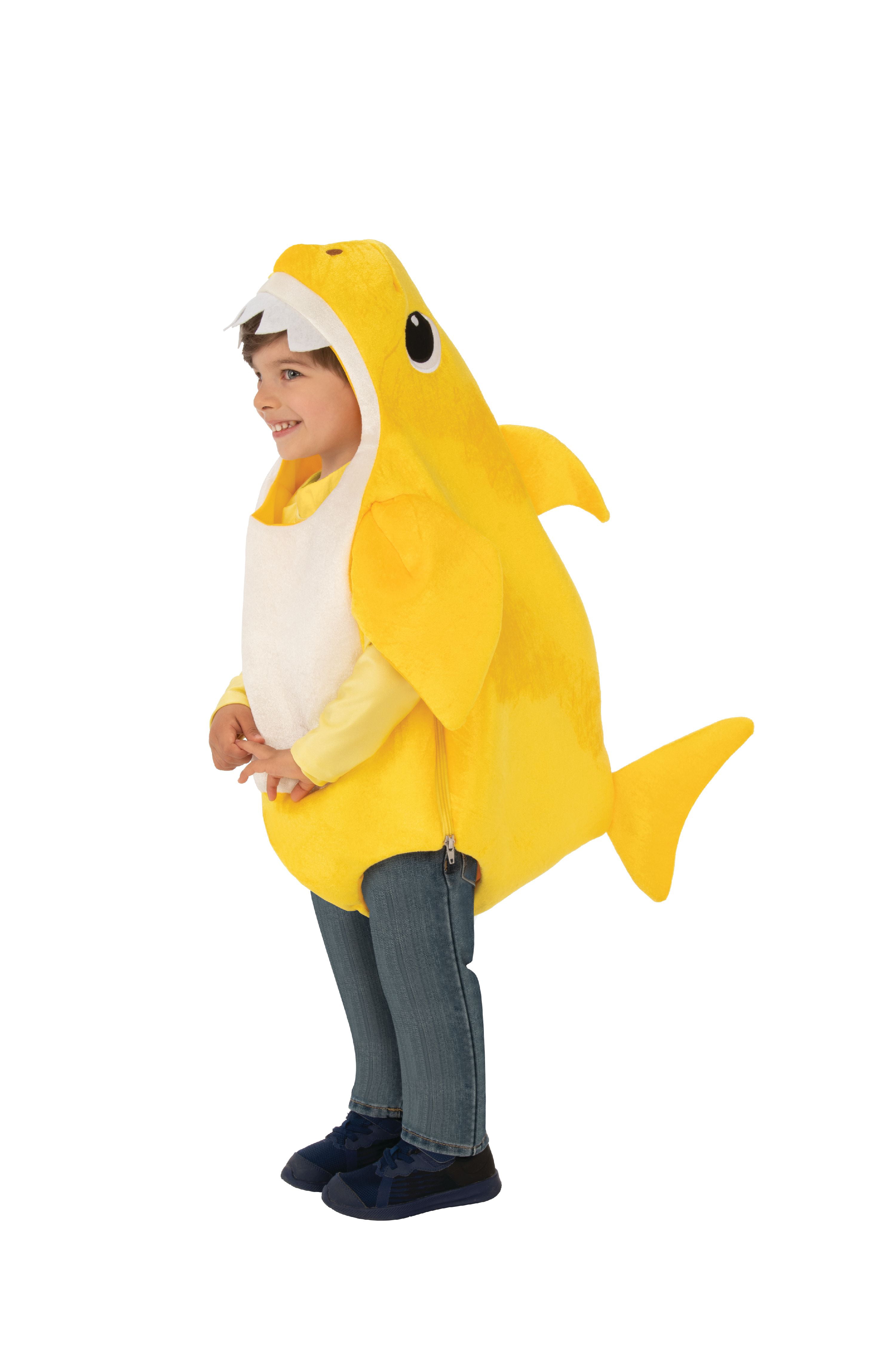 Rubies Costume Company Baby Shark Yellow Toddler Halloween Costume ...