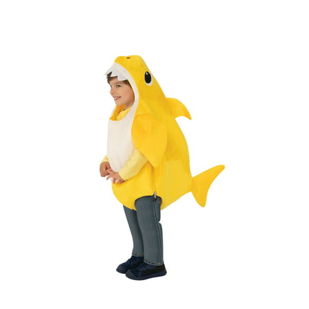 Rubies Costume Company Baby Shark Yellow Toddler Halloween Costume