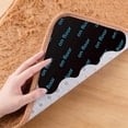 thumbnail image 5 of CQCYD Carpet Holders, 4 Pack Reusable Carpet Tape Stops Curling Area Rugs Carpet Tile Floors Non Slip Rug Pad Gripper For Living Room Bedroom Indoor Use Home Decor Flooring Safety, 5 of 6