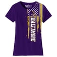 thumbnail image 1 of Women's Football USA Flag T-Shirt, 1 of 2
