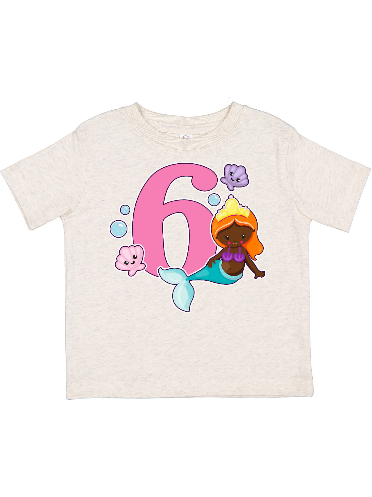 inktastic I Am 3 Years Old Birthday with Mermaid Toddler T-Shirt