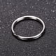 thumbnail image 4 of 24pcs llaveros anillos planos llavero de metal anillos llaves de bricolaje apego, 4 of 6