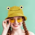 thumbnail image 4 of Gorro de rana para adolescentes adultos, lindo gorro de pescador de rana, gorro de pescador de algodón, divertido gorro de pescador para hombres y mujeres, 4 of 5