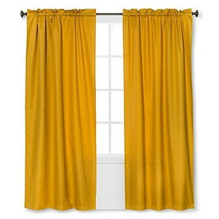 Braxton Thermaback Light Blocking Curtain Panel Eclipse Yellow