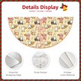 thumbnail image 3 of Sikiie Cartoon Shiba Inu Dog Christmas Tree Skirt, Christmas Tree Decorations, Christmas Decor, Tree Mat Decoration(30-48IN)-30", 3 of 6
