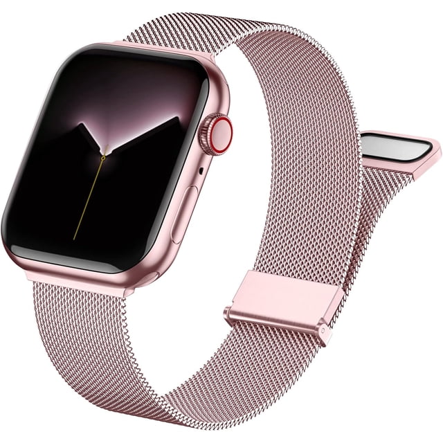 Yanonmyfd Correas Compatible con Apple Watch Correa 40mm 38mm 41mm 42mm 44mm 45mm 46mm 49mm, Clásica Correa de Metal de Acero Inoxidable para iWatch SE Series 11 10 9 8 7 6 5 4 Ultra 3 2 1