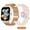 Gold, variant on Mingwear 1.85-Inch Men's and Women's smartwatch fits for Android and iPhone Devices with Fitness Tracker, Pedometer, Answer/Call/120 Sport Modes, IP67 Waterproof Fitness Watch (Pink)