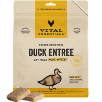 Vital Essentials® Freeze-Dried Raw Duck Entree Cat Food Mini Patties, 8 oz