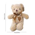 thumbnail image 3 of cpengpj Valentines Day Teddy Bear Plastic Cuddly Toy with Ribbon, Soft Multicolor Gift for Kids Children's Activities, 3 of 9