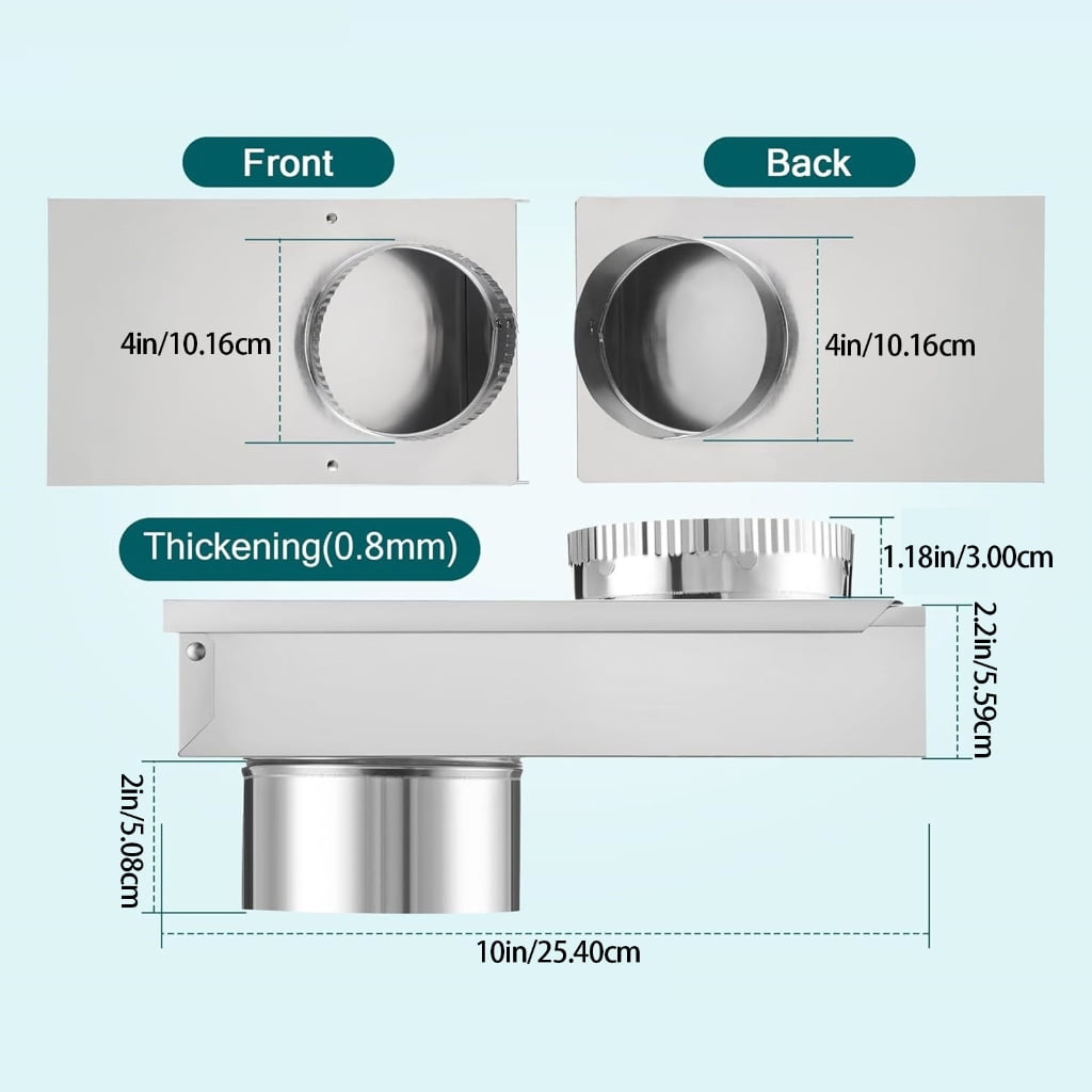 Expandable Dryer Vent Periscope System Suitable for Improves Airflows Efficiency