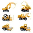 thumbnail image 2 of 1 64 Alloy Engineering Car with Gift Box  Excavator  Forklift  Stacking Machine  Forklift  Road Press  6/8 Pcs, 2 of 6