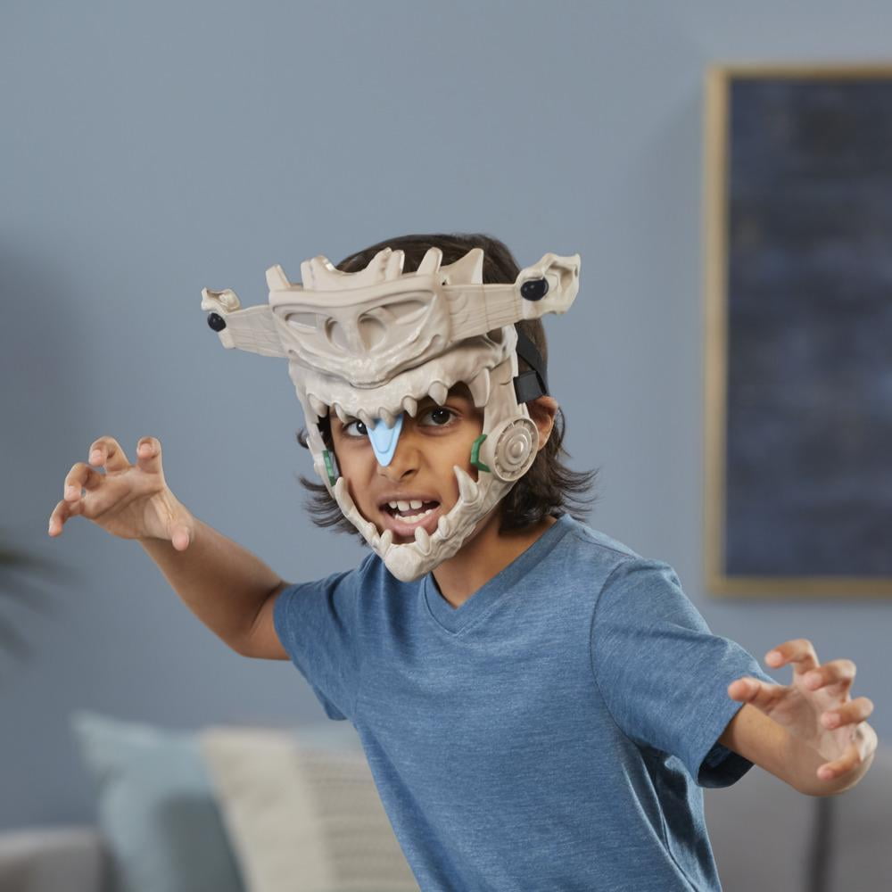 Marvel Studios Black Panther Wakanda Forever Attuma Shark Armor Mask Role Play Toy with Extendable Sides For Kids, Multicolor, 9.4"