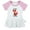 Pink Raglan Dresses, variant on iDzn Zero Given Novelty Animal Fox Dresses For Baby, Newborn Babies Skirts, Infant Princess Dress, 0-24M Kids Graphic Clothes (Black Raglan Dresses, 0-6 Months)