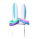 thumbnail image 5 of Juego de lanzamiento de anillos con orejas de conejo inflable, sombrero de orejas de conejo inflable con 4 anillos, juguete de lanzamiento de anillos Azul, 5 of 8