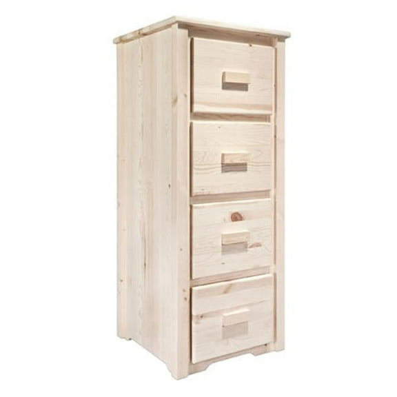Homestead Collection File Cabinet, 4-Drawer Lacquered