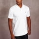 thumbnail image 2 of Asociación de Polo de EE. UU. Polo de piqué de manga corta de ajuste clásico para hombre Camisa de golf de algodón para hombre Blanco L, 2 of 4