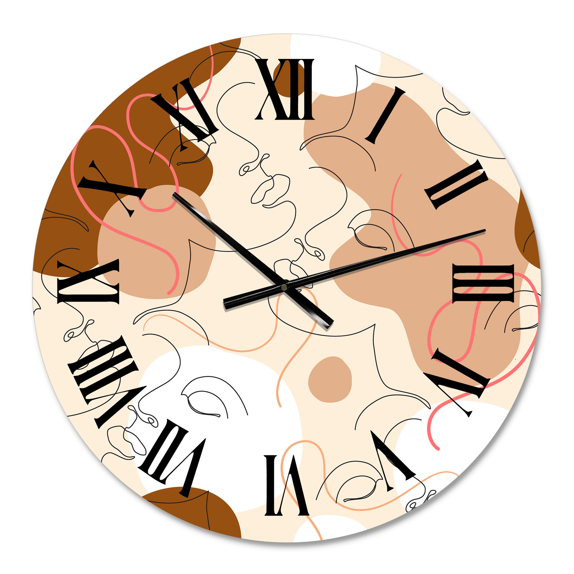 Designart 1 in Quartz Modern/Contemporary Wall Clock