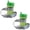 Gray, variant on PBnJ Baby SippyPal Sippy Cup Holder Strap Leash Tether (Gray Chevron 2-Pack)
