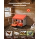 thumbnail image 2 of VEVOR Nidos para Gallinas, 2 Compartimentos, Fácil Recolección de Huevos, Montaje en Pared, Acero Galvanizado y Plástico de Alta Resistencia, para Gallinas Ponedoras, Naranja, 535 x 525 x 475 mm, 2 of 9