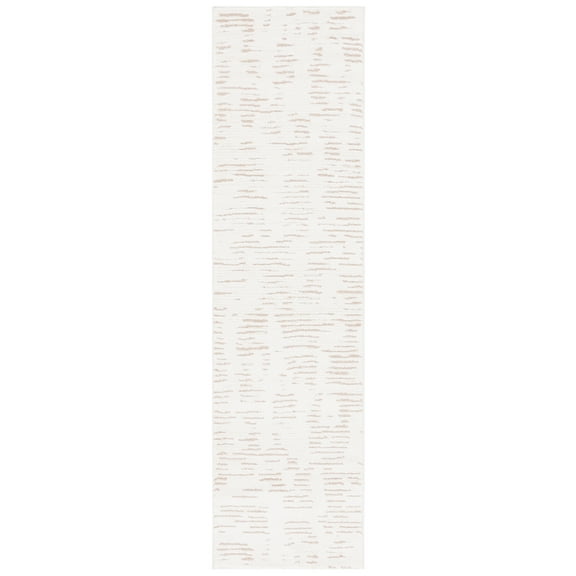 SAFAVIEH Neptune Annice Abstract Runner Rug, Ivory/Beige, 2'2" x 8'
