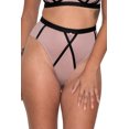thumbnail image 3 of Scantilly by Curvy Kate Womens Sheer Chic High-Waist Brief Style-ST013208, 3 of 4