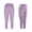 Purple, variant on Asxite Girls Yoga Capris Elastic Waist Casual Summer Breathable with Pockets 2-12 Y