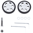 thumbnail image 2 of 60x11mm Luggage Wheel Replacement Wear PU Caster Suitcase Double 8mm, 2 of 10
