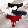 thumbnail image 2 of TrowBridge bragas de algodón para mujer, tangas transpirables, ropa interior Sexy a rayas, lencería suave y agradable para la piel, lencería deportiva acogedora, 2 of 4