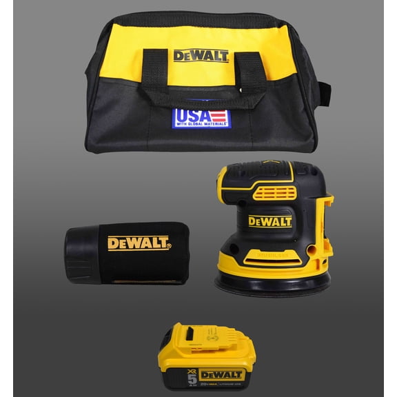 Dewalt DCW210B 20V 5" Random Orbital Sander w/ DCB205 20V 5.0AH Battery