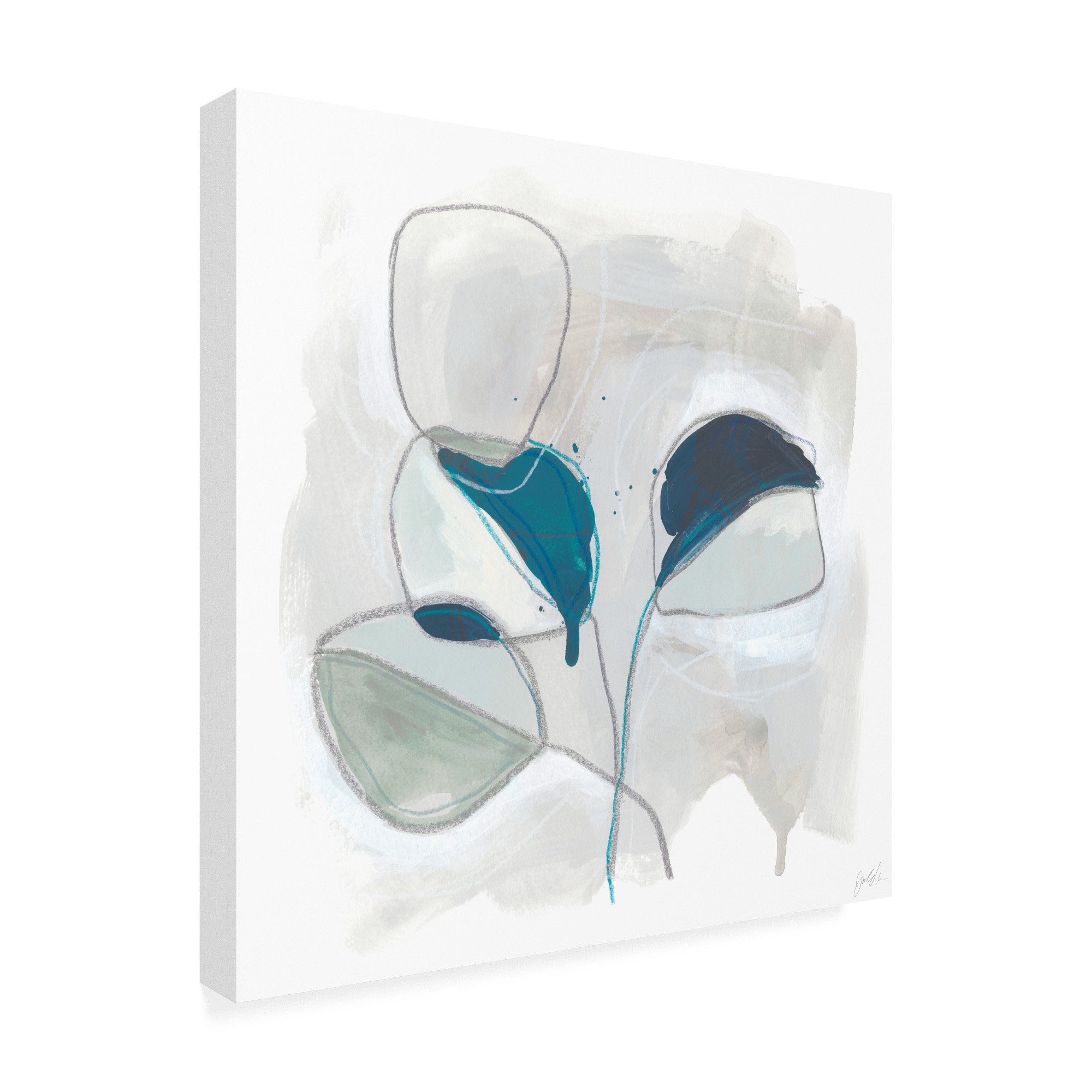 Trademark Fine Art 'Elliptic Posey III' Canvas Art by June Erica Vess