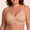 Beige, variant on Womens Invisible Embrace Wireless Bralette - 3D Soft Support Bra with Sculpted Back & No-Ride-Up Underband(White)