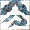 thumbnail image 3 of Ofertas Únicas 1 Pc Bufanda Gato Bufanda de Rosa Color Azul Colorido, 3 of 5
