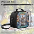 thumbnail image 5 of Zootopia Insulated Lunch Bag Cartoon Backpack, Reusable Thermal Cooler Tote for School Picnic Travel, Water Resistant Zipper Lunch Box Carry Bag Large Capacity Reusable Cooler Bag 11488-A5, 5 of 6