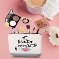 thumbnail image 4 of Real Estate Agent Makeup Bag Gifts Realtors Gift Realtor Gift Realtor survival kit Cosmetic Bags Real Estate Gifts, 4 of 5