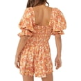 thumbnail image 2 of Free People Womens Show Me Loe Floral Square Neck Romper, 2 of 2