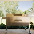 thumbnail image 6 of Ash & Ember 25W Rotisserie Spit Roaster Grill, Rated 125 LB, Stainless Steel Outdoor Charcoal BBQ with Hooded Cover Glass Window, Roast Chicken, Lamb, Pig, Beef, 6 of 6