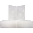 thumbnail image 2 of Square Deal Online - DV2R07CL - DVD Cases - 7mm with Wrap Around Sleeve - Clear (25-Pack), 2 of 4