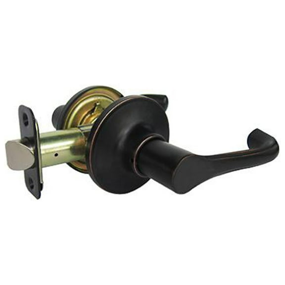 TruGuard LYPX703B Reversible Milano Passage Lever Lockset, Aged Bronze - Quantity 6