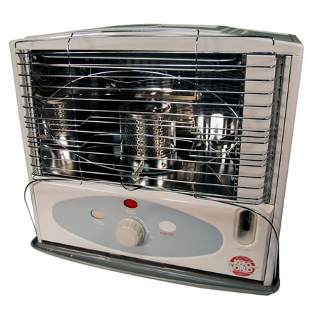 Kero World 10,000 BTU Kerosene Wick Heater with Sure-Seat Chimney System