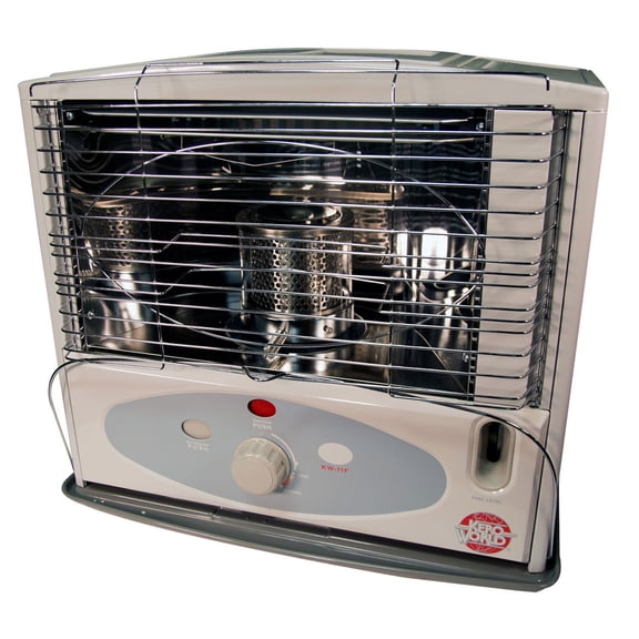Kero World 10,000 BTU Kerosene Wick Heater with Sure-Seat Chimney System