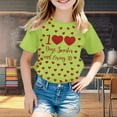 thumbnail image 2 of Gunia 100 Day Of School Shirt Kids Boys Girls Fashion Casual Short Sleeve T Shirt With Prints Loose Fit Round Neck Top Back To School Season Tee Tshirts, 2 of 4